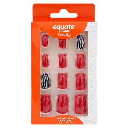 Set Equate De Uñas Artificiales 10 Unidades