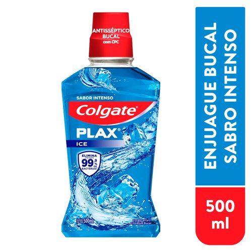 Enjuague Bucal Colgate Plax Ice, Sabro Intenso - 500ml