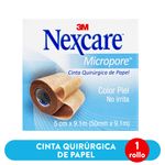 Micropore-Marca-Nexcare-Cinta-Adhesiva-Para-Primeros-Auxilios-5-cm-x-9-1-m-1-rollo-1-60910