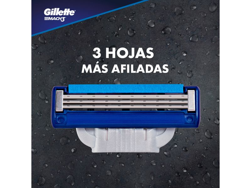 Repuestos-de-afeitar-para-hombre-Gillette-Mach3-Turbo-con-banda-lubricante-30-m-s-grande-2-unidades-6-19644