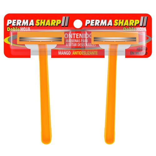 Rasuradoras Desechables Perma Sharp II Doble Hoja + Rasuradoras Desechables Perma Sharp II 24 Uds/2 Uds