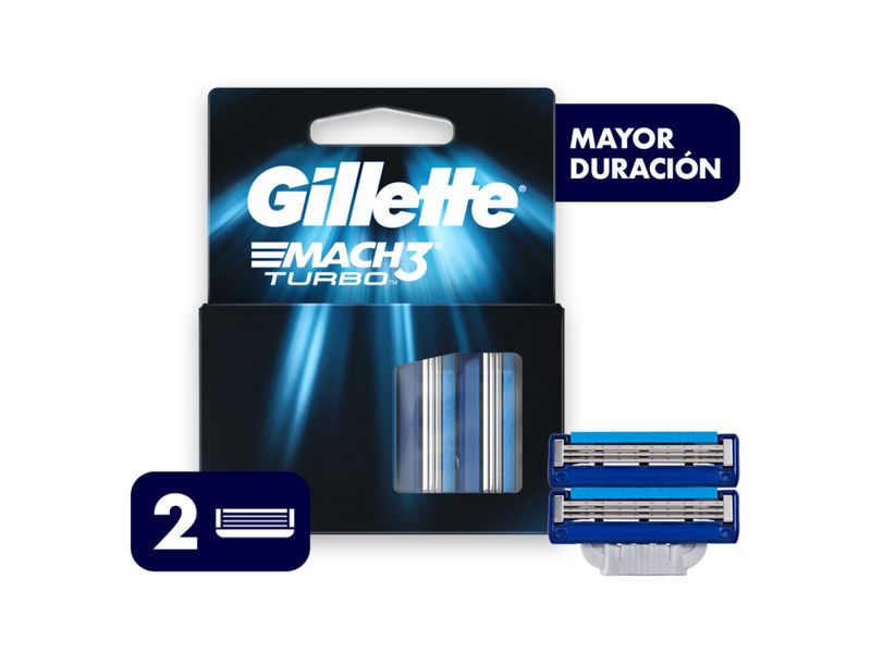 Repuestos-de-afeitar-para-hombre-Gillette-Mach3-Turbo-con-banda-lubricante-30-m-s-grande-2-unidades-1-19644