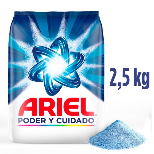 Detergente En Polvo Ariel Poder y Cuidado - 2,5kg