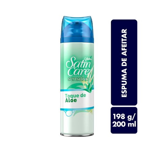 Gel Para Rasurar Gillette Con Aloe Satin Care Sensitive - 200ml