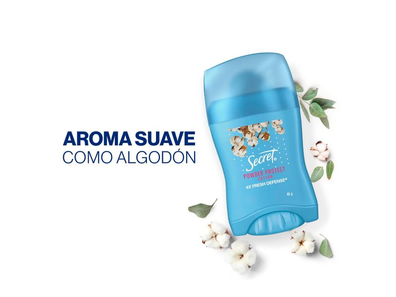 Antitranspirante-Barra-Invisible-marca-Secret-Powder-Protect-Cotton-45-g-6-55590