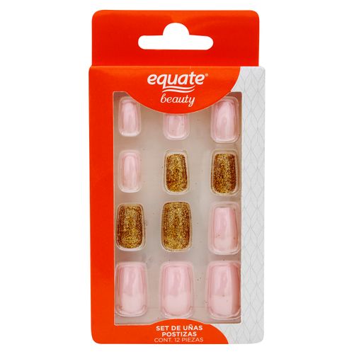 Set Equate De Uñas Artificiales 10 Unidades