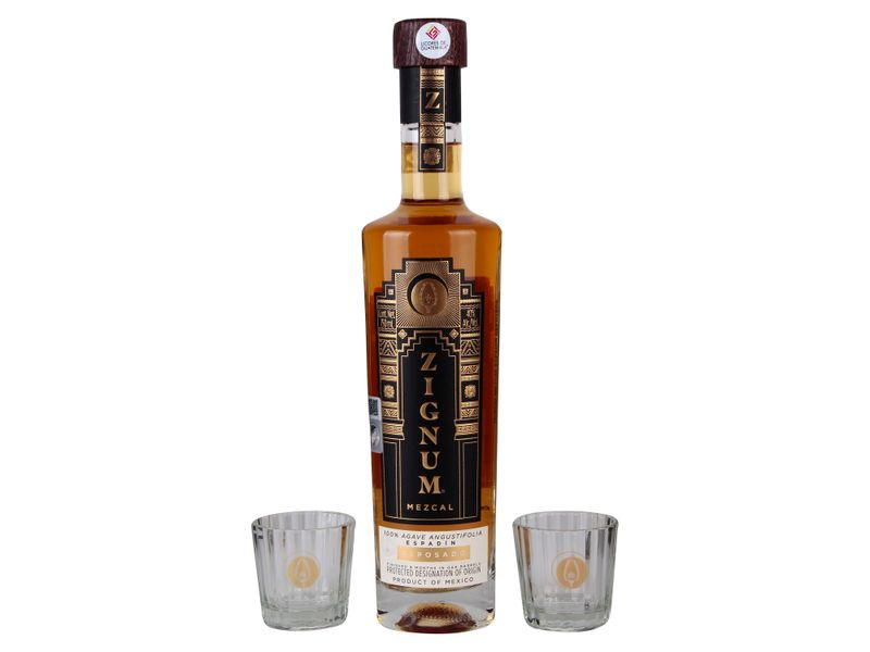 Tequila-Marca-Mezcalito-Zignum-Reposado-750ml-Y-2-Shot-2-60592