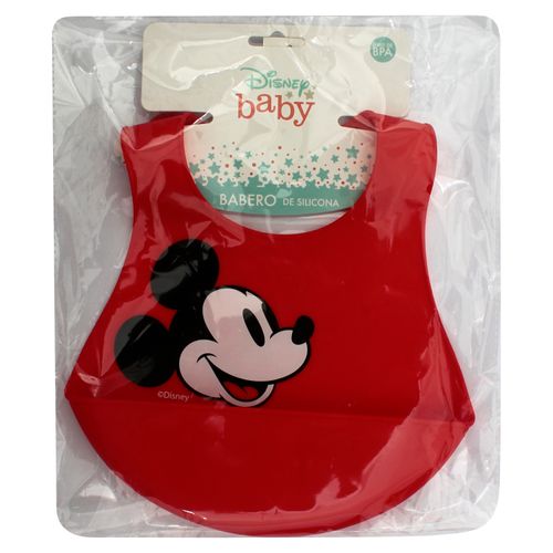 Babero Disney De Plástico Mickey Bebo