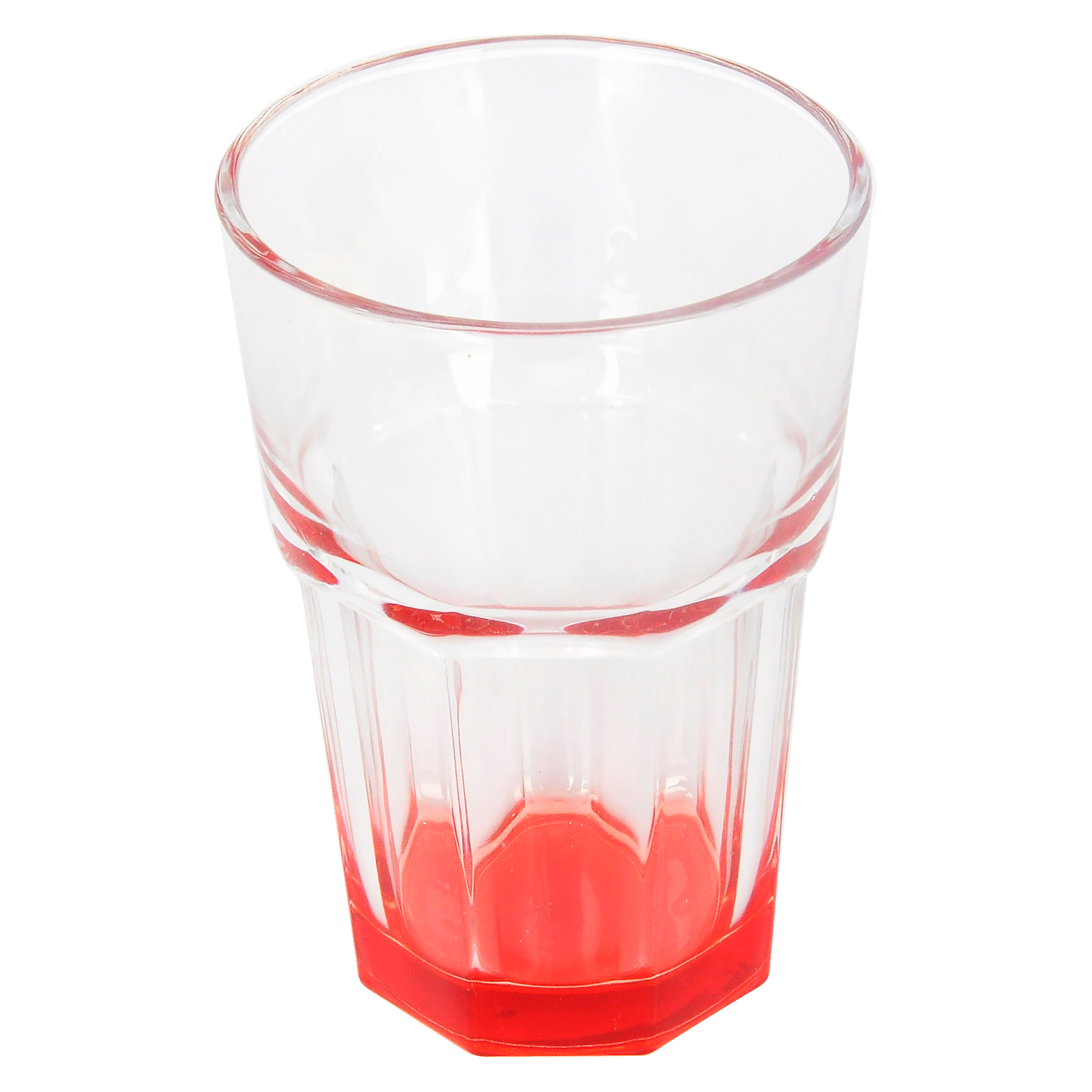 Comprar Set De Vasos Mainstays Vidrio Acanalados 4 unidades