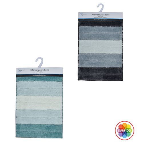 Alfombra Marca Mainstays De Baño Con Diseño Degradado