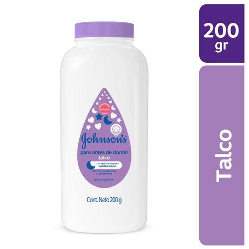 Talco Bebé Johnson's Antes de Dormir -200g