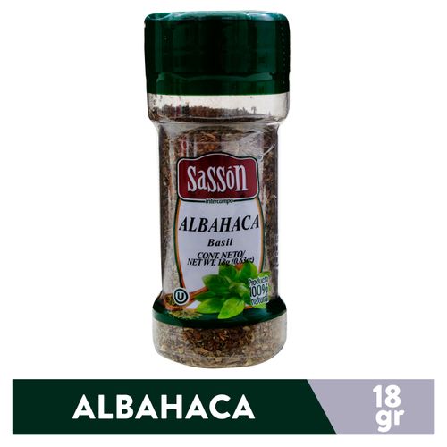 Especias Sasson Albahaca - 18 g