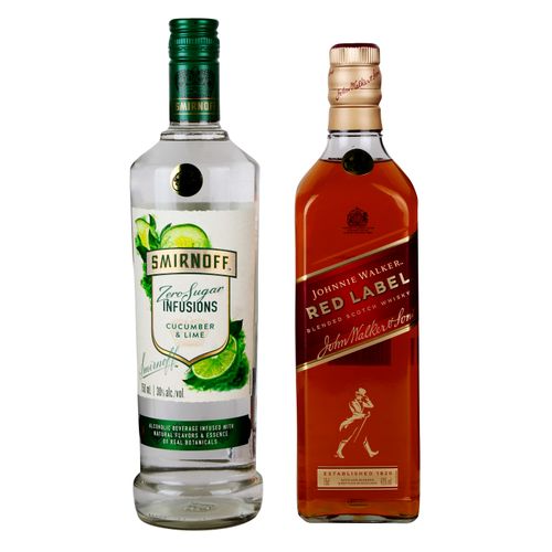Jhonny Walker Red Mas Smirnoff Infusiones - 1500ml