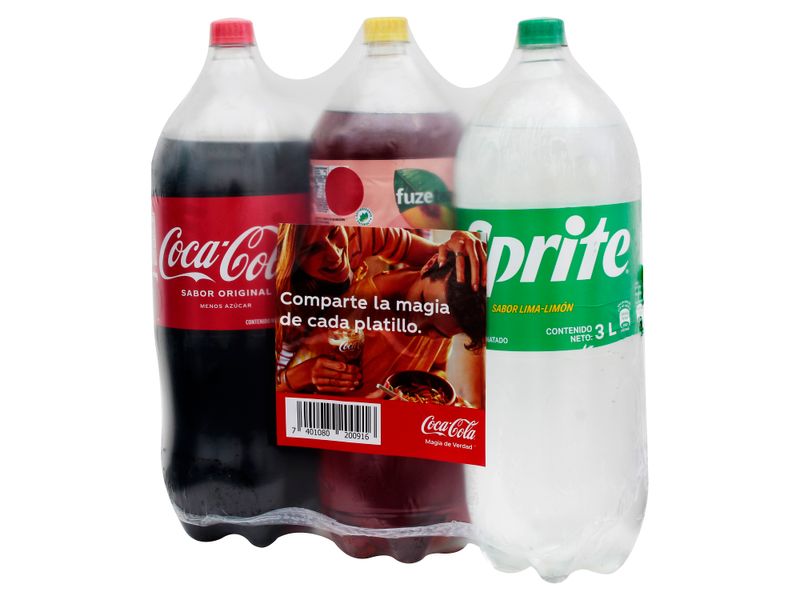 3-Pack-Bebidas-Gaseosas-Coca-Cola-Original-3L-Y-Sprite-Lima-Limon-3L-Y-Te-Fuze-Melocoton-2-5Lt-3-29608