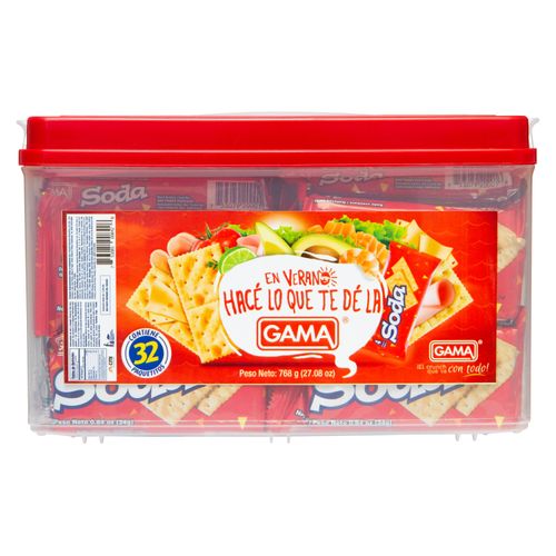 Galleta Salada Marca Gama Soda Verano 768gr