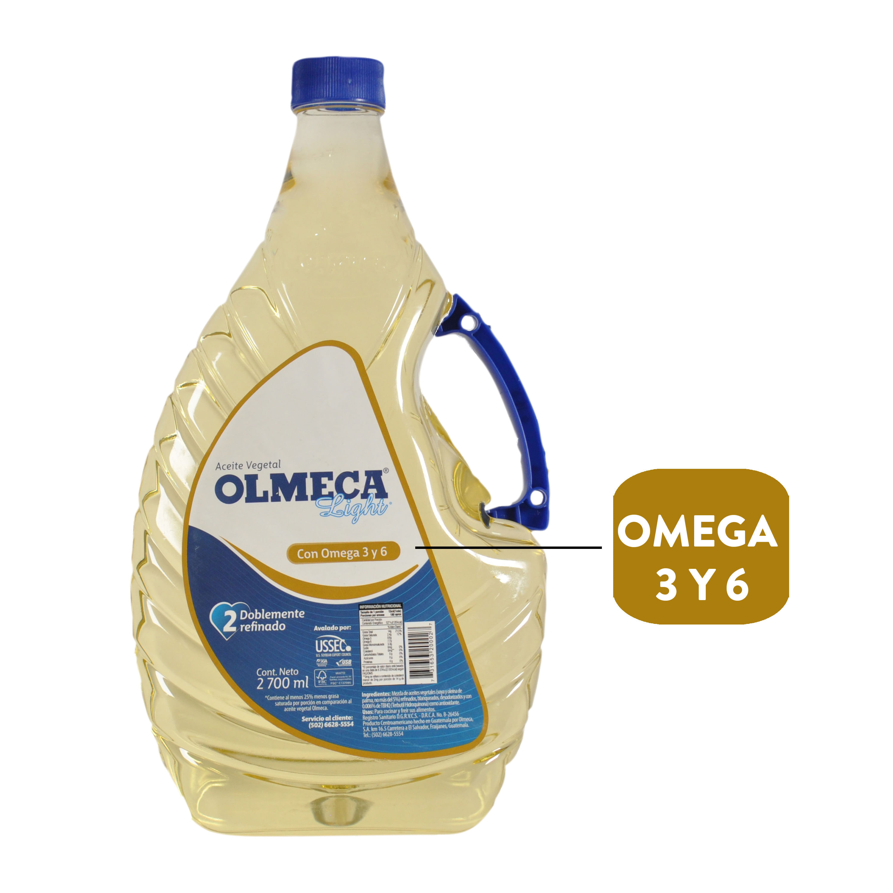 Comprar Aceite Vegetal Marca Olmeca Light Con Omega 3 Y 6