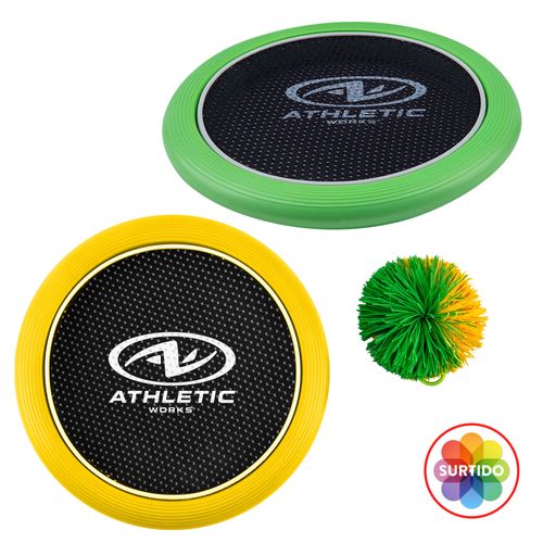 Freesbee  Athletic Works Amarillo Y Verde - 12 Pulgadas