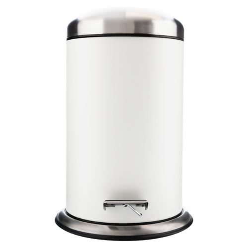 Papelera Home Trends Pedal Con Base Metálica 12L