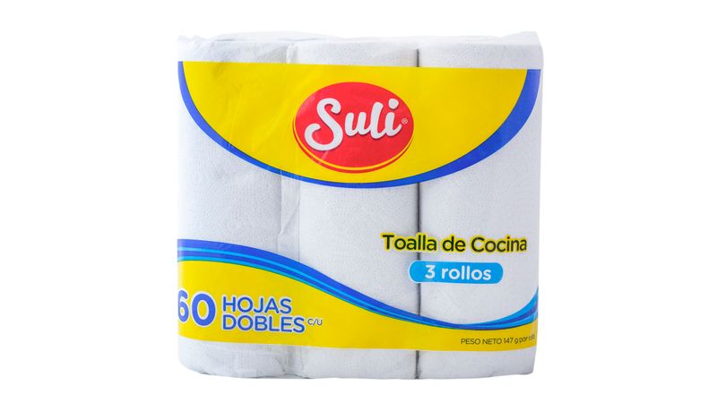 PAPEL ROLLO COCINA 200 paños - Pack x 6 rollos