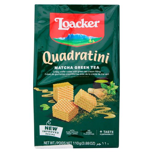 Quadratini Matcha Walkers Loacker - 125g