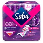Toallas-Femeninas-Saba-Buenas-Noches-Flujo-S-per-Abundante-Con-Alas-8-Unidades-1-35639