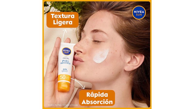 Comprar Protector Solar Facial Nivea Piel Sensible, FPS 50+ - 50ml, Walmart Guatemala - Maxi Despensa