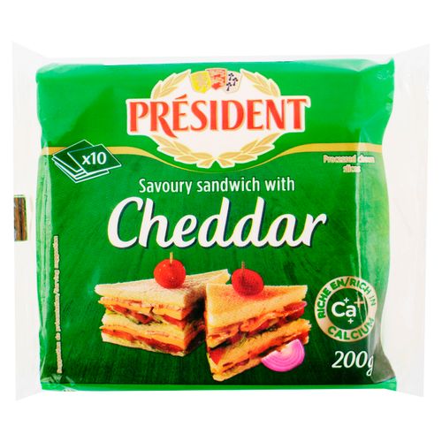 Queso President With Cheddar 200gr