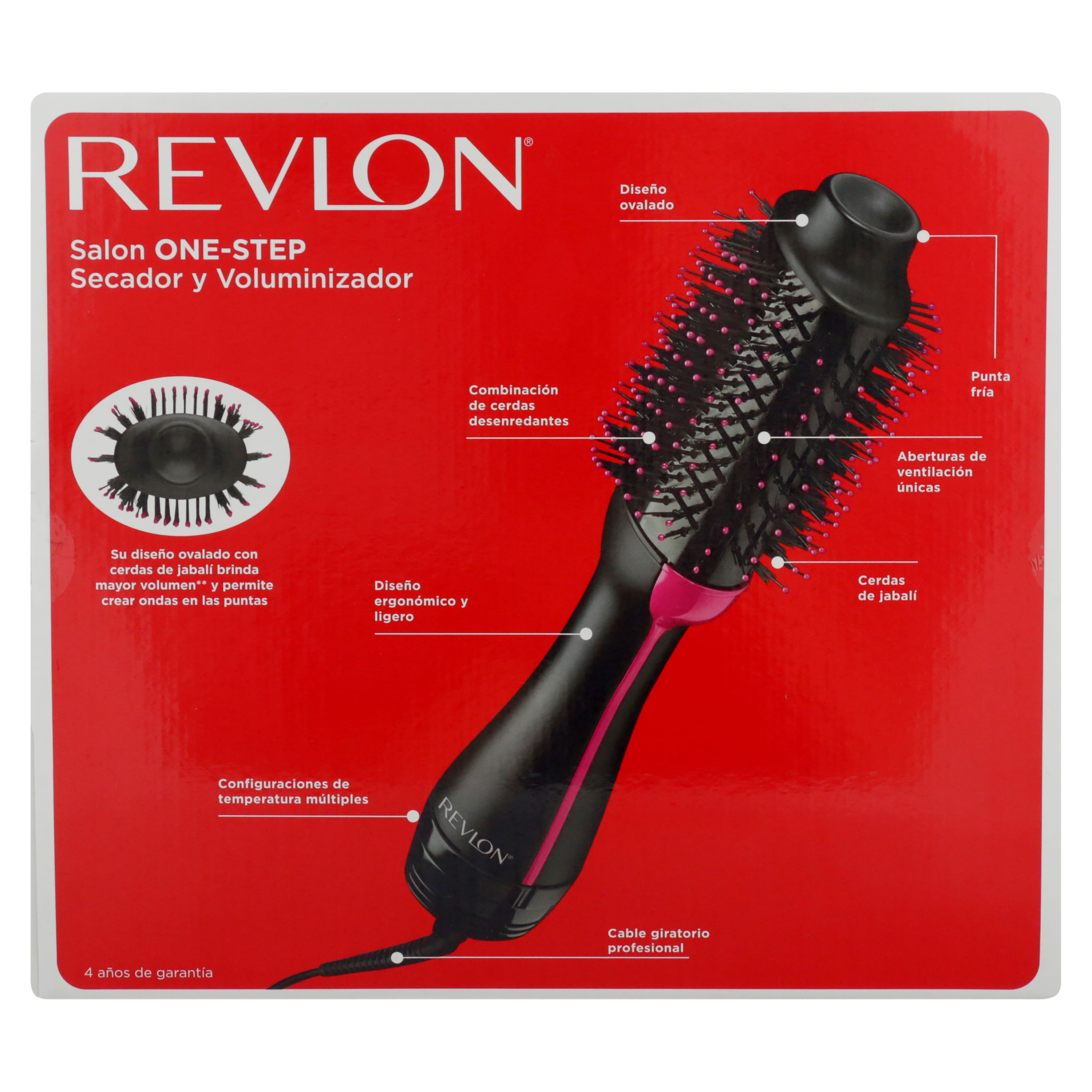Cepillo RevlonOne Step, secador y voluminizador