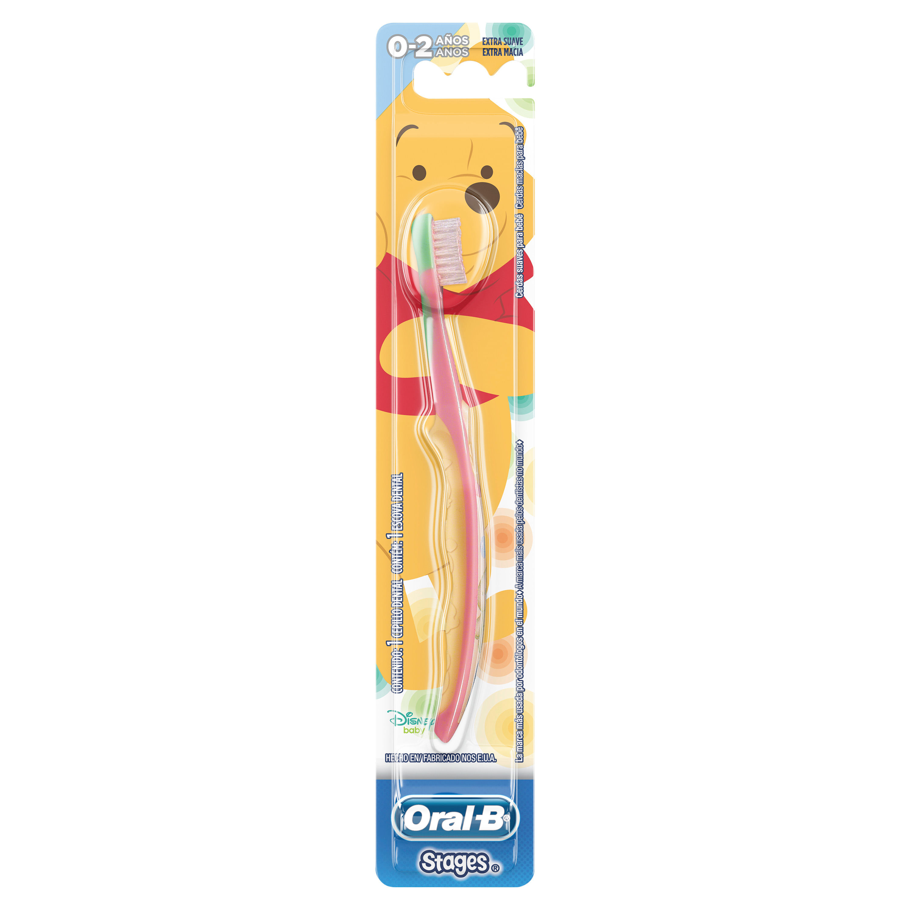 Kit de pasta dental para el entrenamiento del bebé, Suave, 0-3 años, Winnie  the Pooh