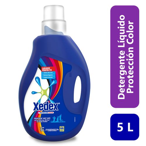 Detergente Líquido marca Xedex con protección de Color  5L
