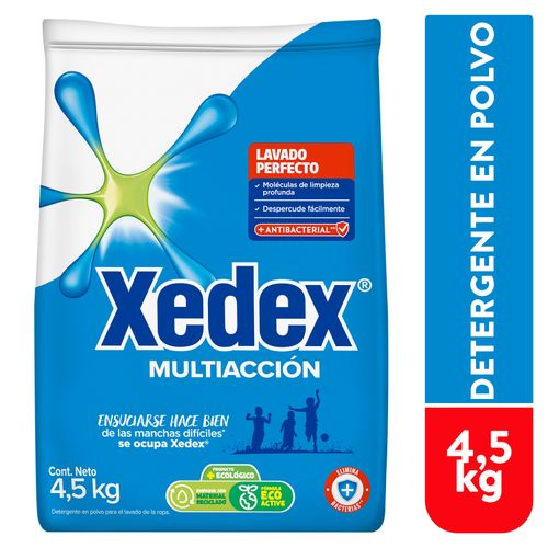 Detergente en polvo Xedex multiacción 4500g