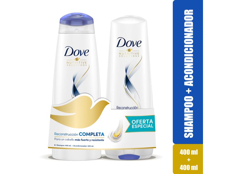 Comprar Shampoo y Acondicionador Dove, Pack Reconstrucción Completa