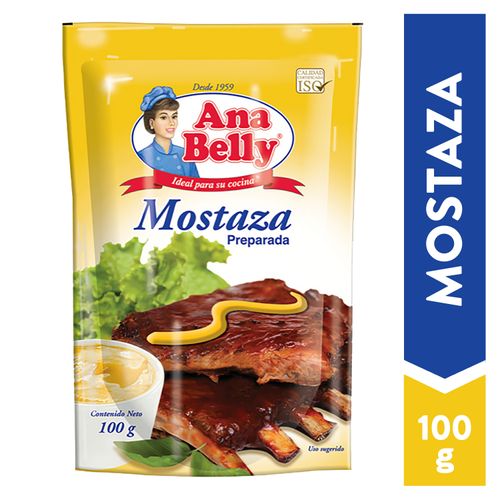 Mostaza Ana Belly Preparada Doy pack - 100 g
