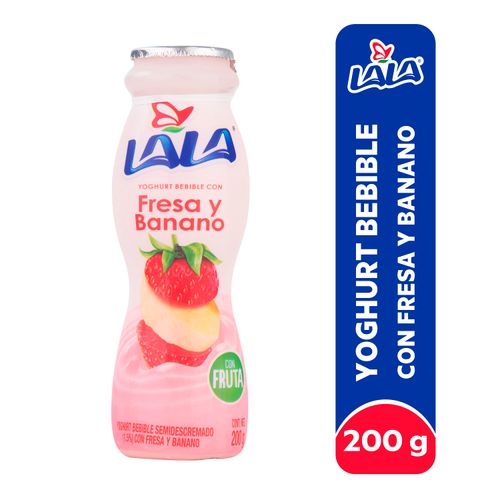 Yogurt Lala Fresa Banano 200gr