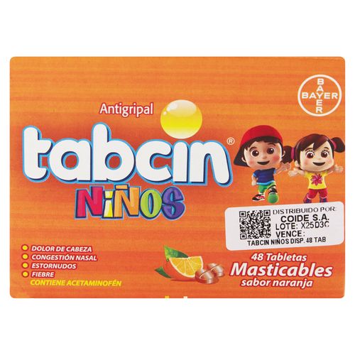 Tabcin Ninos Bayer 48 Tab Mast