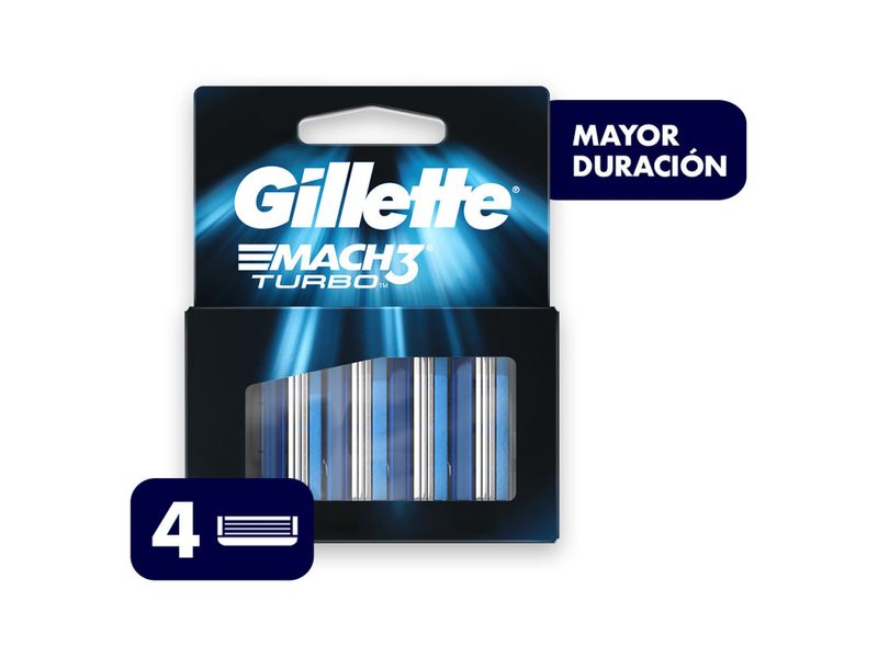 Repuestos-Rasuradora-marca-Gillette-Mach3-Turbo-4-Uds-2-19643