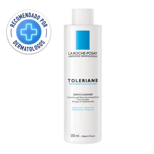 Limpiador Facial La Roche Posay Toleriane Fluido Dermo Limpiador -200ml