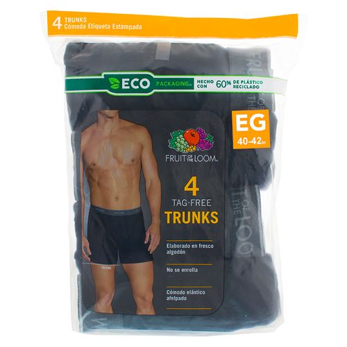 Boxer Fruit Of The Loom Negro Xl