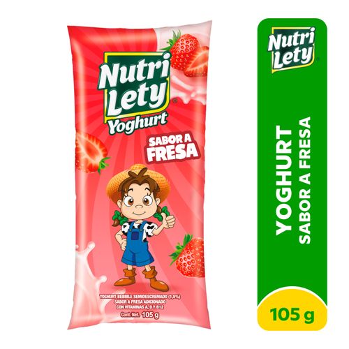 Yogurt Nutrilety Fresa 105gr