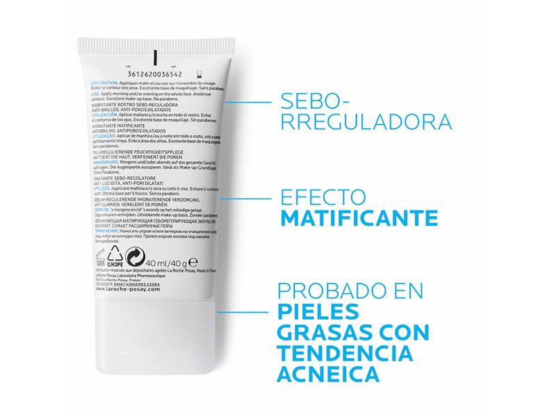 Hidratante-Facial-Marca-La-Roche-Posay-Matificante-Effaclar-Mat-40ml-3-19716