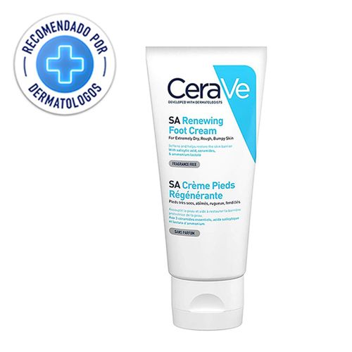 Crema Renovadora Para Pies Cerave, Piel Extremadamente Seca, Exfolia E Hidrata, Sin Perfume - 88ml