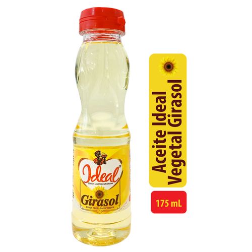 Aceite Ideal Vegetal Girasol 175Ml