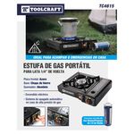 Estufa portátil para camping con maletintc4615 TOOLCRAFT