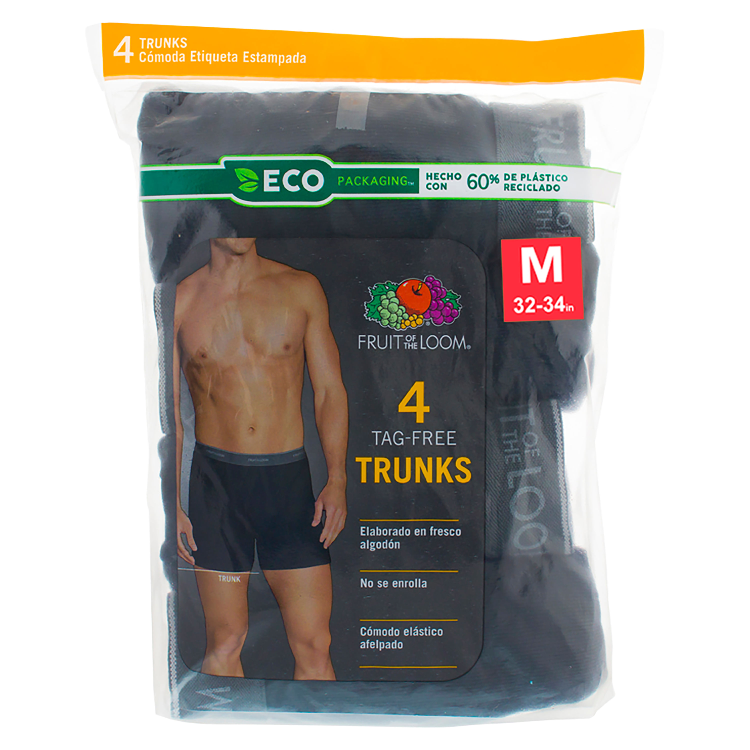 Boxer Fruit Of The Loom Negro M