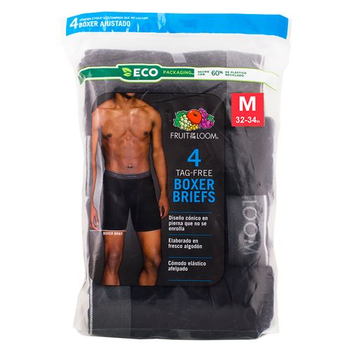 Boxer Fruit Of The Loom Gris Negro M