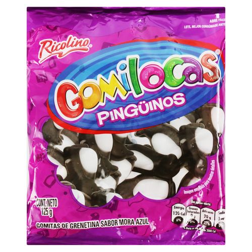 Gomitas Ricolino Gomilocas Pinguinos - 125g