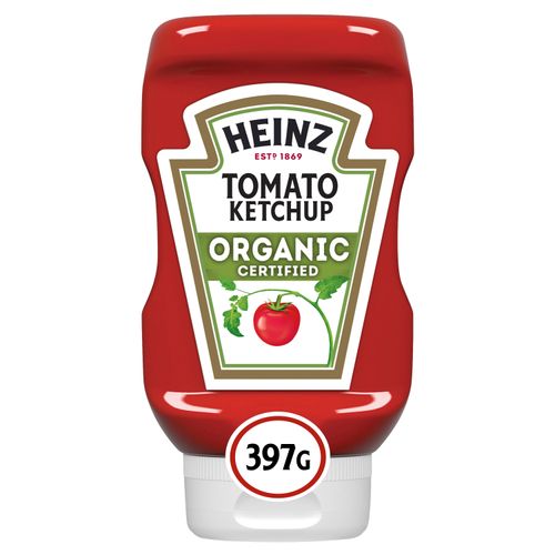 Ketchup Tomate Heinz Organica Botella - 397g