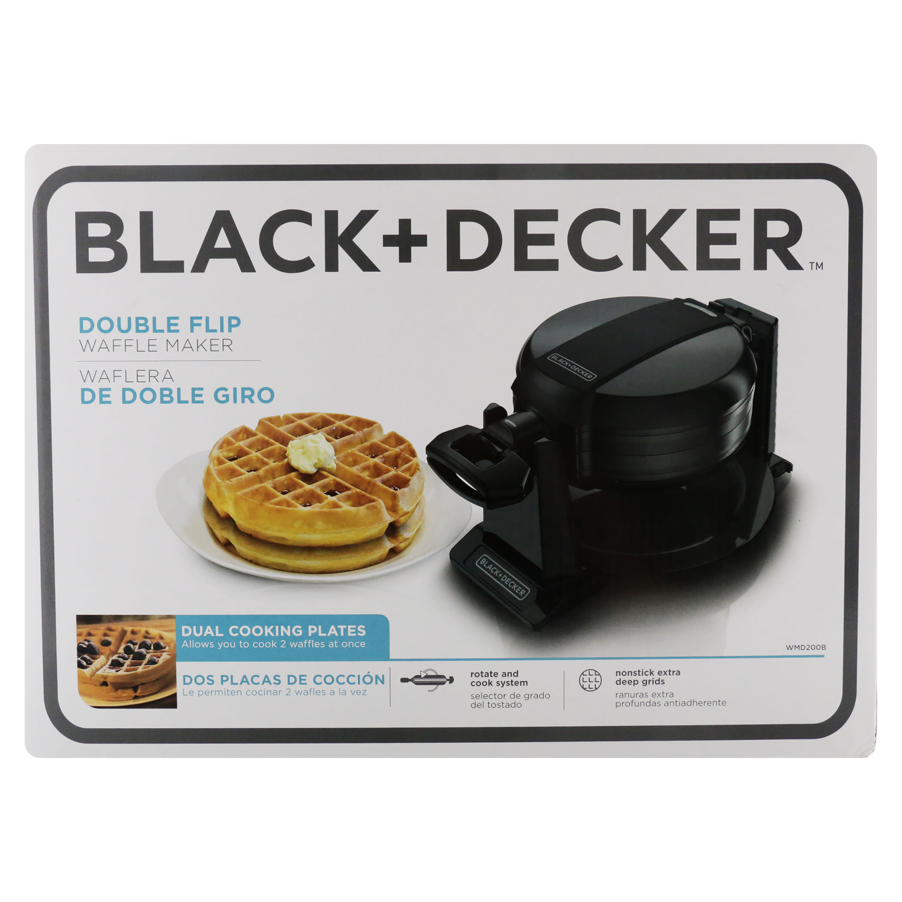 Waflera Black and Decker 1 Puesto BLACK+DECKER