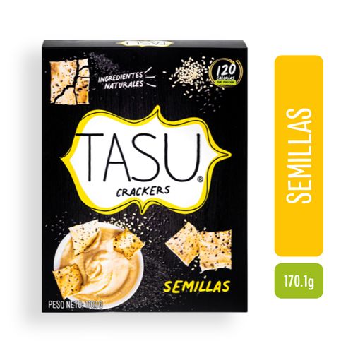 Galletas Naturales Tasu Crackers Semillas - 170 g