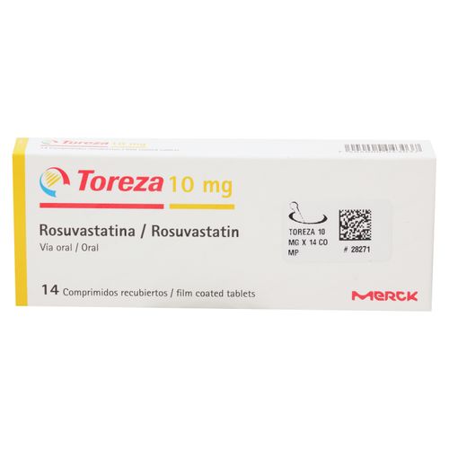 Toreza Merck 10 Mg 14 Tabletas